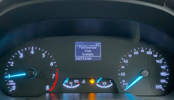 2018 Ford Ecosport 1.5 TITANIUM SIGNATURE TI VCT (SUNROOF), CNG, Manual, 34,393 km, Odometer Image
