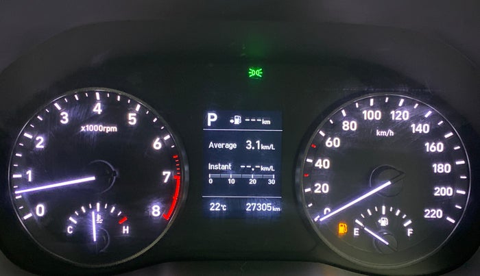 2018 Hyundai Verna 1.6 VTVT SX (O) AT, Petrol, Automatic, 27,507 km, Odometer Image