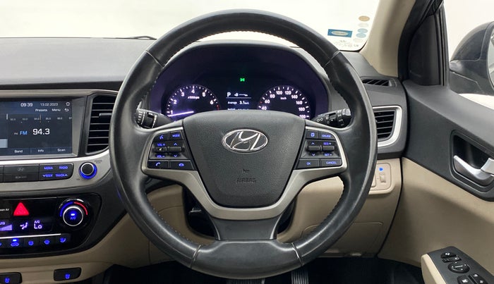 2018 Hyundai Verna 1.6 VTVT SX (O) AT, Petrol, Automatic, 27,507 km, Steering Wheel Close Up