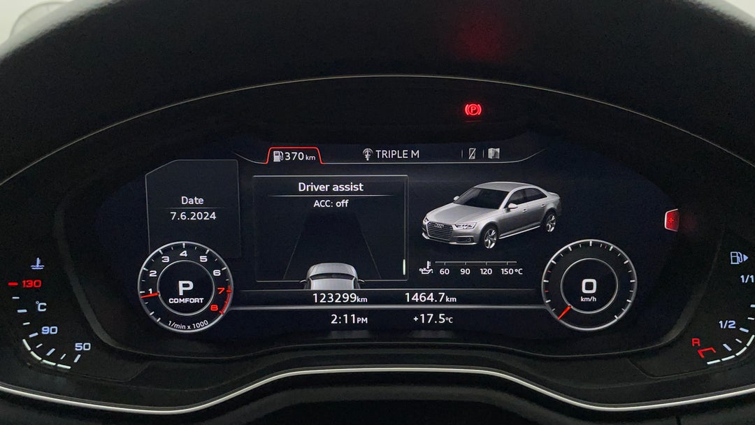 2018 Audi A4 45 Tfsi Quattro S Tronic Sport, Automatic, 123299 km, Odometer View
