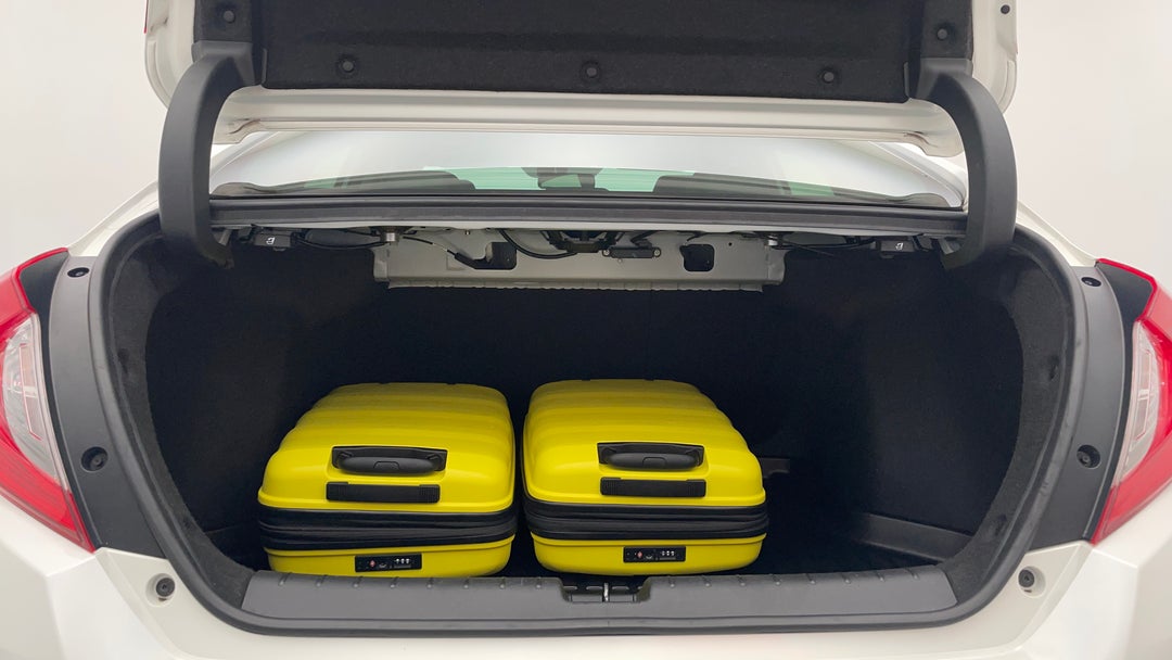 Boot Inside View with Luggage