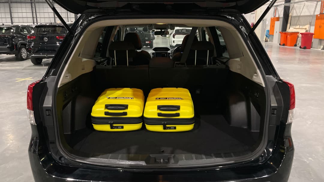 2018 Subaru Forester 2.5i (AWD), Automatic, 107860 km, Boot Inside View with Luggage