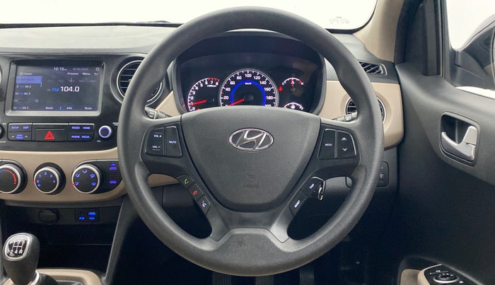 2019 Hyundai Grand i10 SPORTZ 1.2 KAPPA VTVT, Petrol, Manual, 2,05,020 km, Steering Wheel Close Up