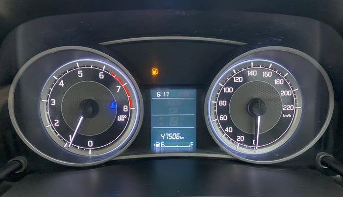 2018 Maruti Dzire VXI, Petrol, Manual, 47,506 km, Odometer View