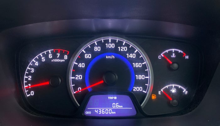 2017 Hyundai Grand i10 SPORTZ 1.2 KAPPA VTVT, Petrol, Manual, 43,682 km, Odometer Image