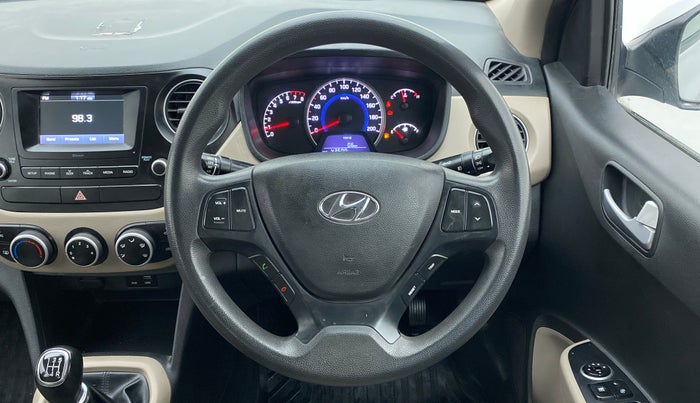 2017 Hyundai Grand i10 SPORTZ 1.2 KAPPA VTVT, Petrol, Manual, 43,682 km, Steering Wheel Close Up