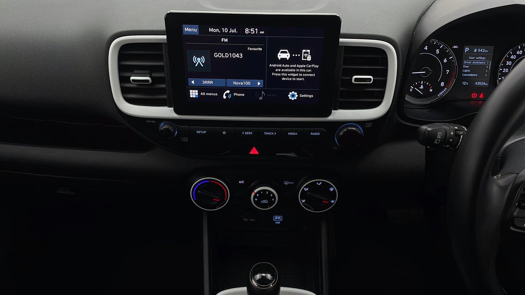 2021 Hyundai Venue Active, Automatic, 43524 km, Center Console