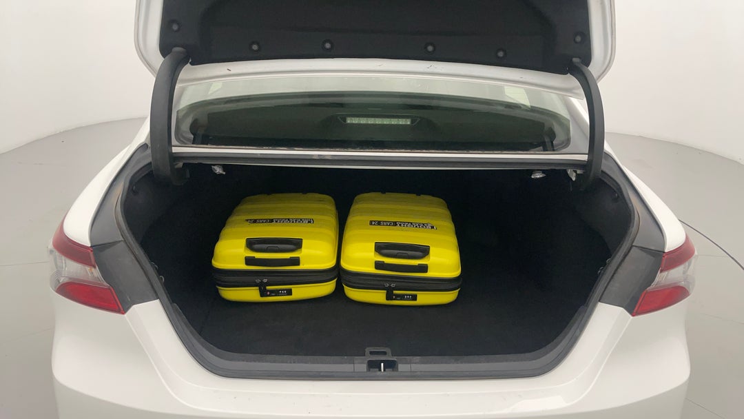 Boot Inside View with Luggage