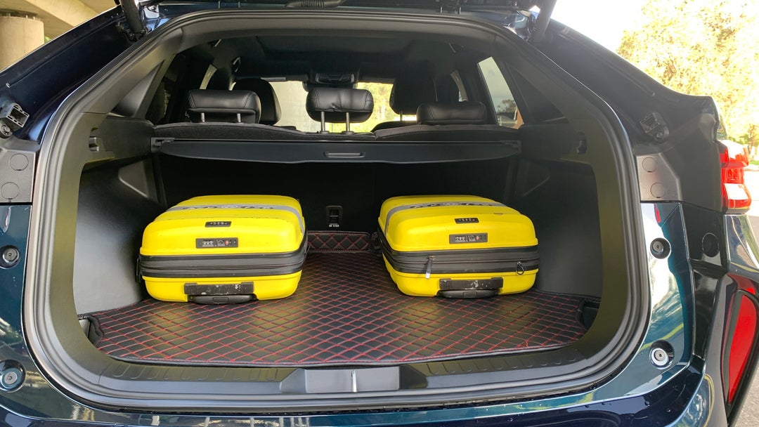Boot Inside View with Luggage