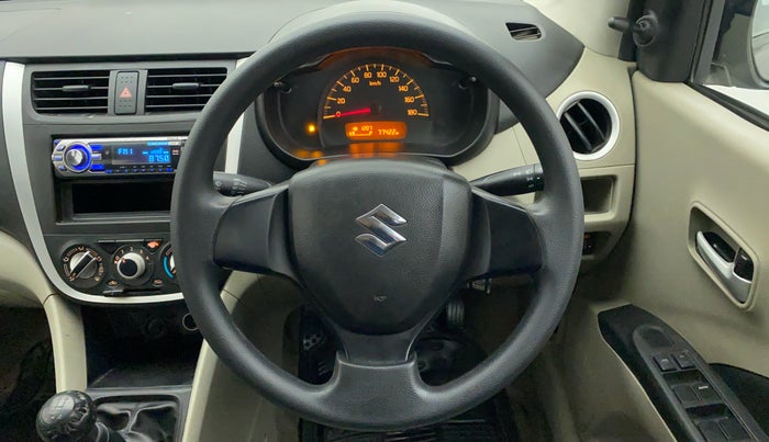 2015 Maruti Celerio VXI, Petrol, Manual, 77,422 km, Steering Wheel Close Up