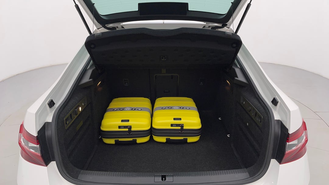 Boot Inside View with Luggage