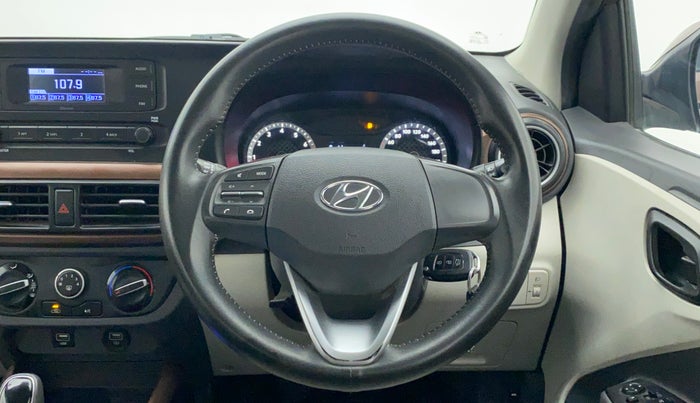 2020 Hyundai AURA S 1.2 Kappa AMT, Petrol, Automatic, 23,839 km, Steering Wheel Close Up