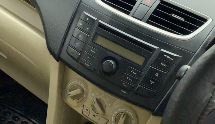 2012 Maruti Swift Dzire VXI, Petrol, Manual, 61,530 km, Infotainment system - Button has minor damage