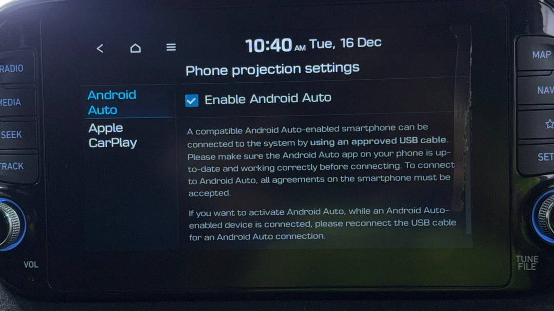 Android/Apple Car Play