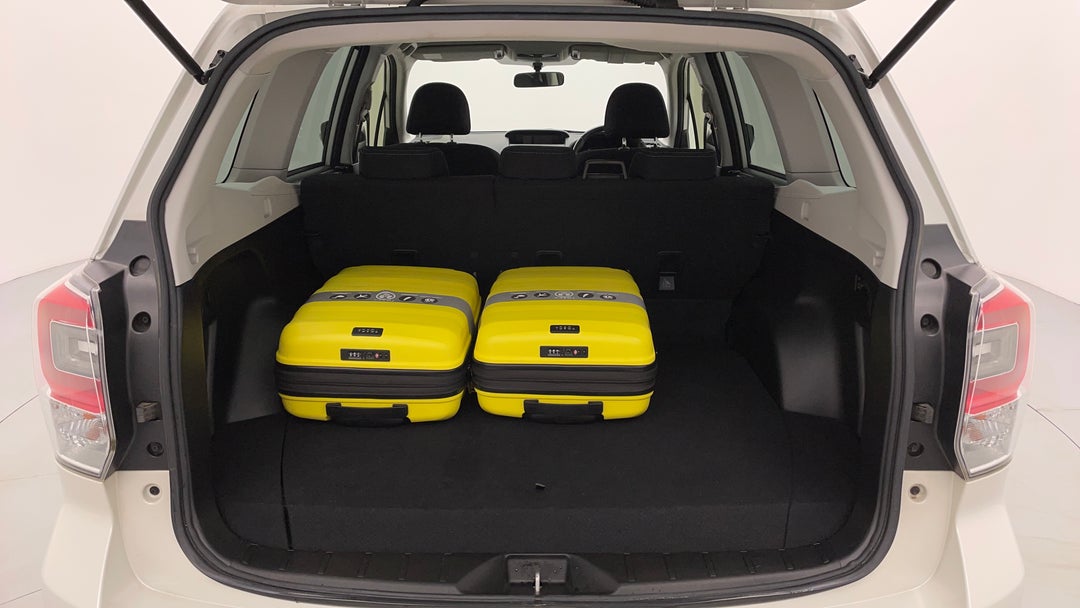 Boot Inside View with Luggage