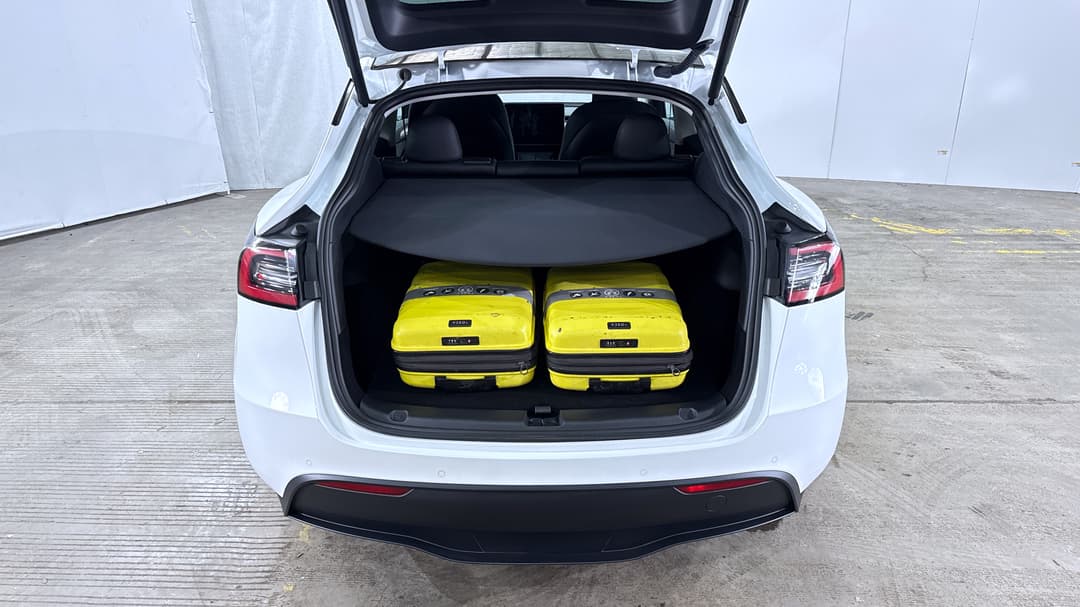 Boot Inside View with Luggage