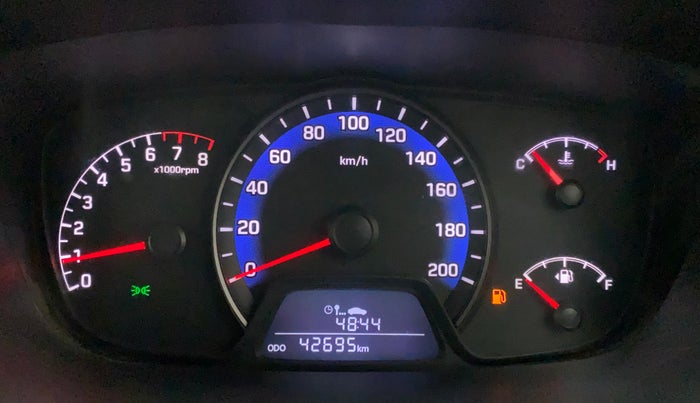 2014 Hyundai Xcent SX 1.2, Petrol, Manual, 42,695 km, Odometer Image
