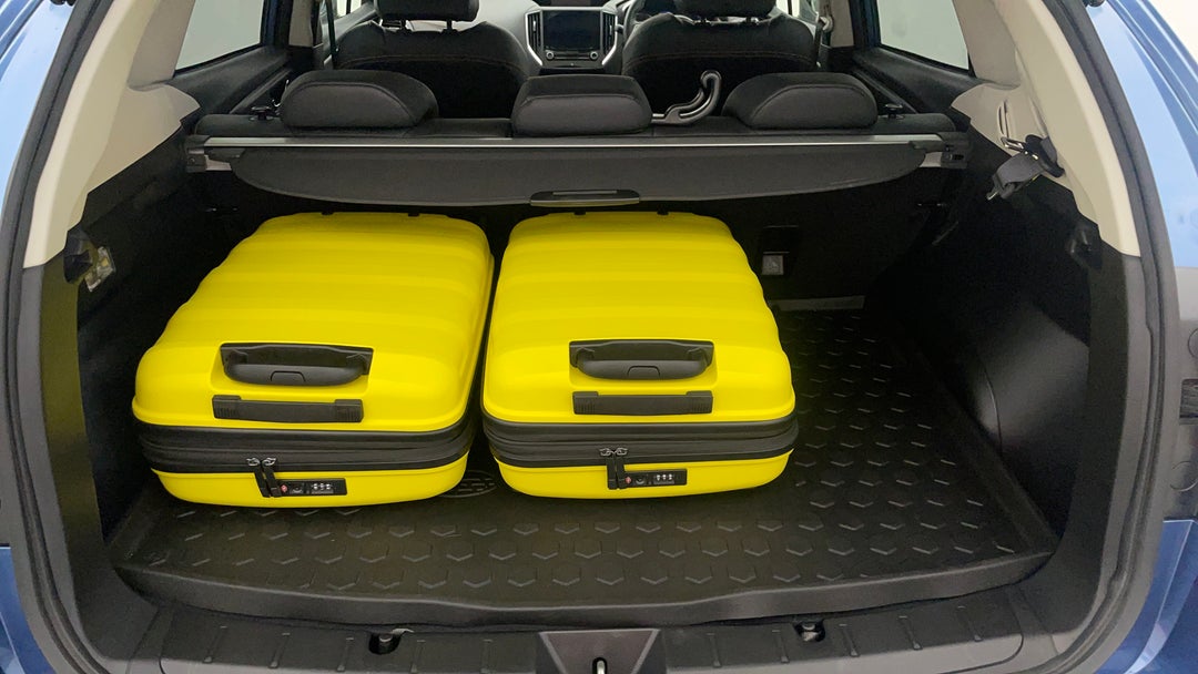 Boot Inside View with Luggage