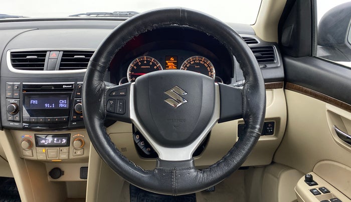 2015 Maruti Swift Dzire ZXI, Petrol, Manual, 18,575 km, Steering Wheel Close Up