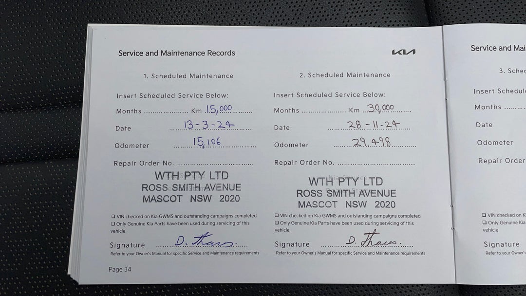 2023 Kia Sorento Sport+ 7 Seat, Automatic, 36645 km, Service History