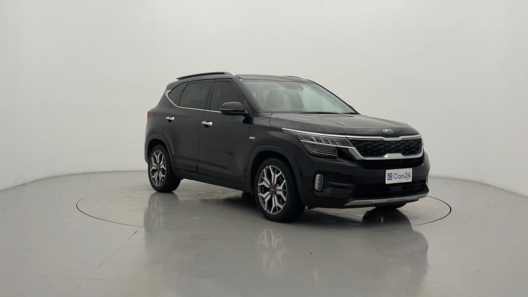 2020 Kia Seltos Gt-line (AWD), Automatic, 44017 km, Right Front Diagonal (45- Degree) View