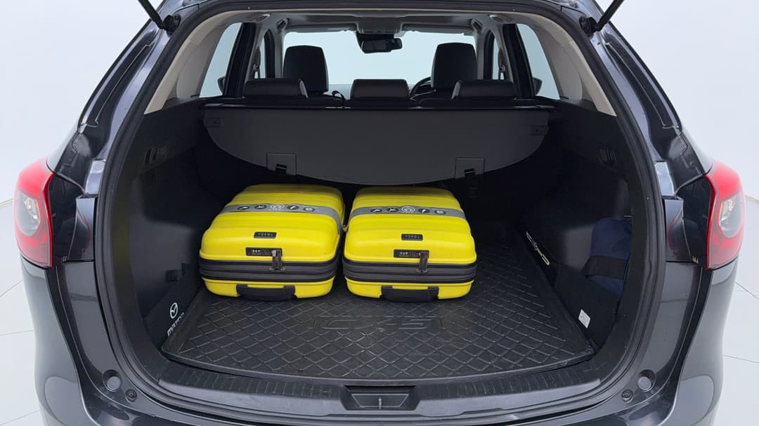 Boot Inside View with Luggage