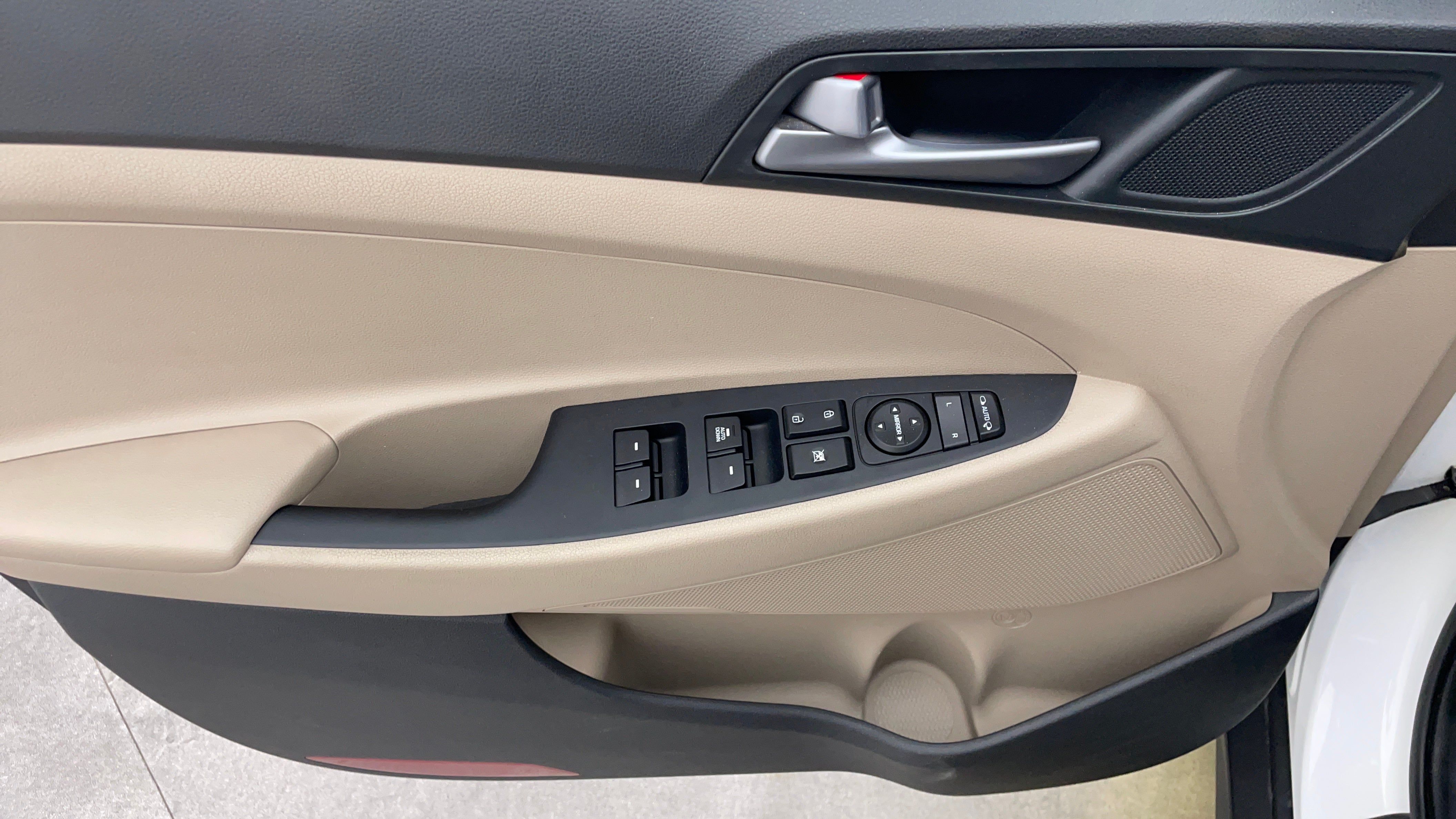 Hyundai Tucson-Driver Side Door Panels Controls