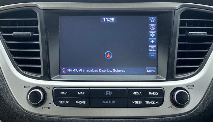 2017 Hyundai Verna 1.6 VTVT SX (O) AT, CNG, Automatic, 33,561 km, Navigation System