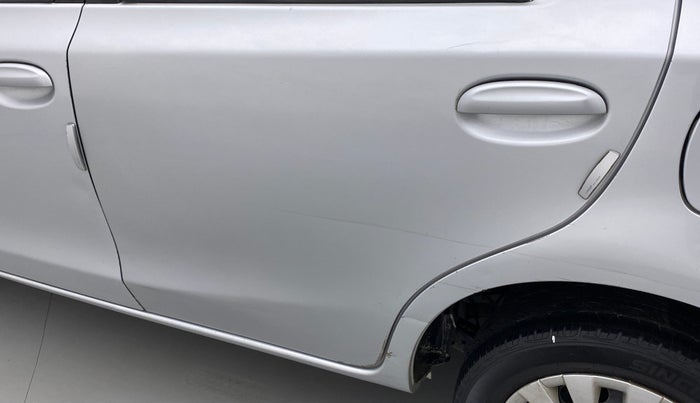 2012 Toyota Etios Liva G, Petrol, Manual, 42,595 km, Rear left door - Minor scratches