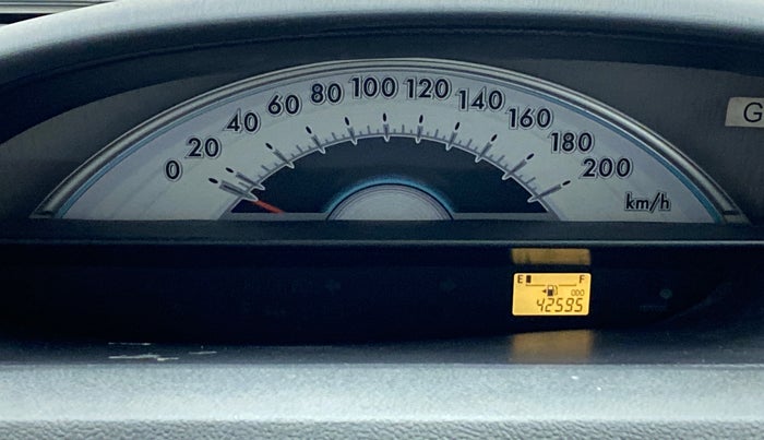 2012 Toyota Etios Liva G, Petrol, Manual, 42,595 km, Odometer Image
