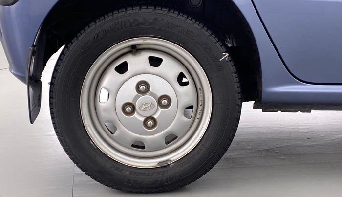2012 Hyundai Santro Xing GL PLUS, Petrol, Manual, 9,697 km, Right Rear Wheel