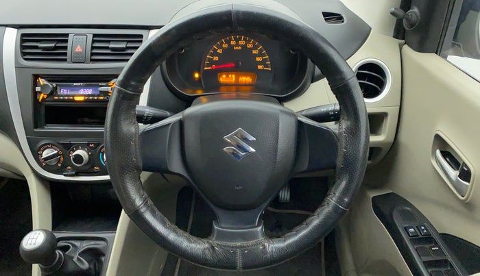 2015 Maruti Celerio VXI d, Petrol, Manual, 15,067 km, Steering Wheel Close Up