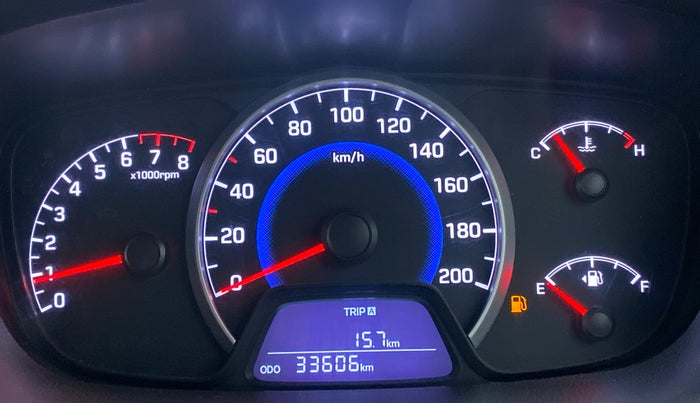 2014 Hyundai Grand i10 SPORTZ 1.2 KAPPA VTVT, Petrol, Manual, 33,629 km, Odometer Image
