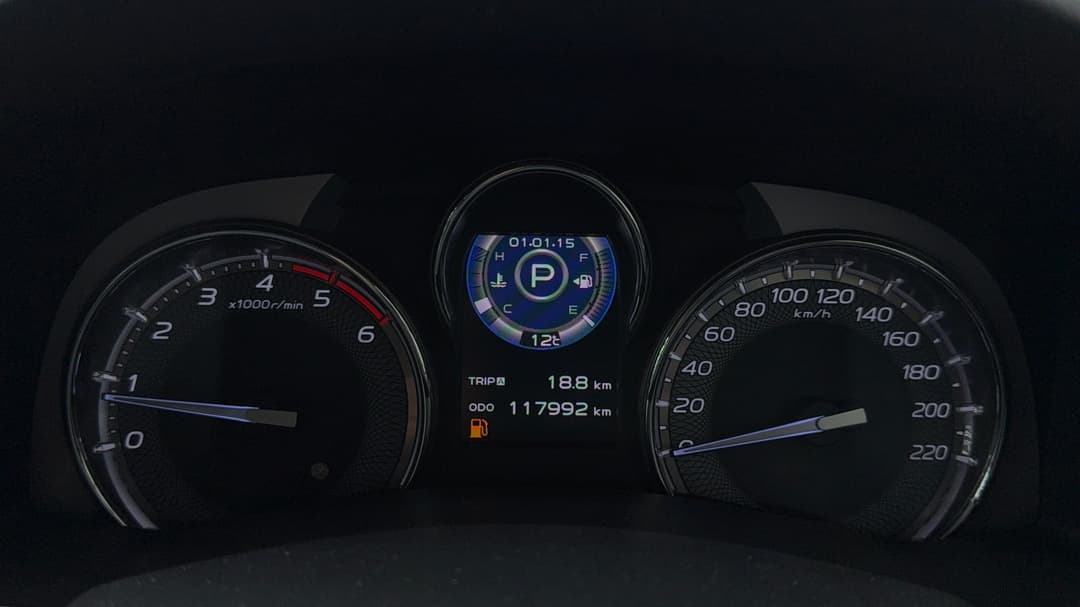 2017 Isuzu MU-X Ls-u (4x2), Automatic, 117992 km, Odometer View