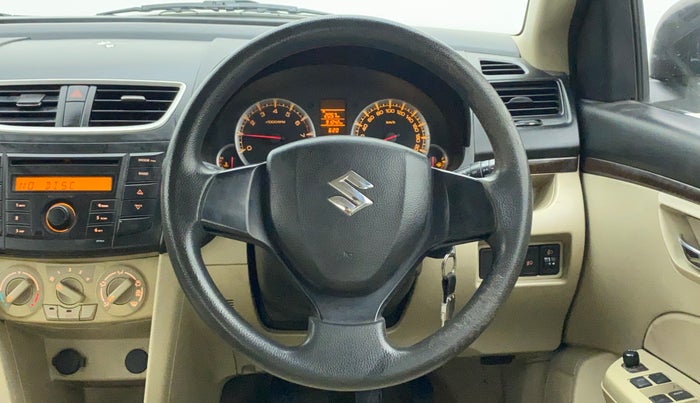 2012 Maruti Swift Dzire VXI, Petrol, Manual, 91,360 km, Steering Wheel Close Up