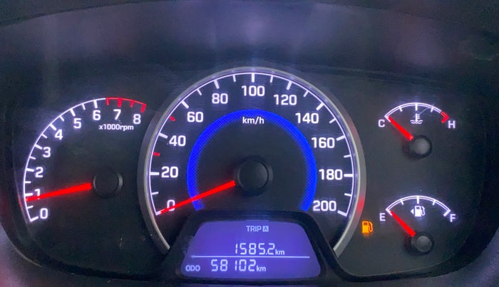 2017 Hyundai Grand i10 SPORTZ 1.2 KAPPA VTVT, Petrol, Manual, 58,290 km, Odometer Image
