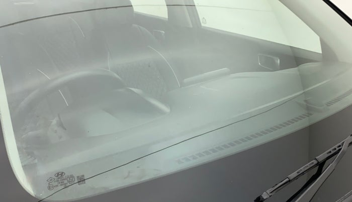 2021 Hyundai VENUE SX 1.0 TURBO IMT, Petrol, Manual, 50,408 km, Front windshield - Minor spot on windshield