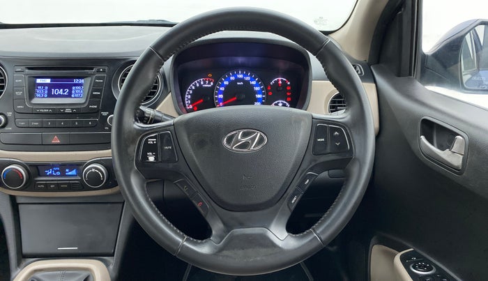 2014 Hyundai Xcent SX 1.2 OPT, Petrol, Manual, 72,594 km, Steering Wheel Close Up