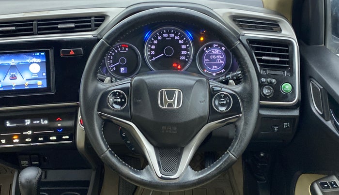 2017 Honda City ZX CVT, Petrol, Automatic, 75,275 km, Steering Wheel Close Up