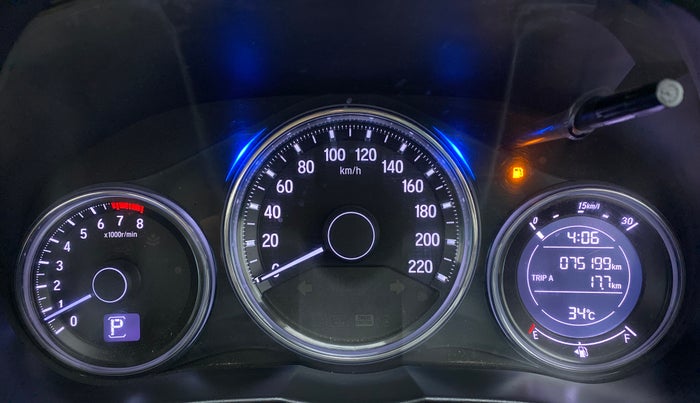 2017 Honda City ZX CVT, Petrol, Automatic, 75,275 km, Odometer Image