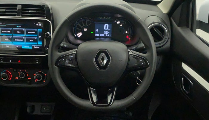 2023 Renault Kwid CLIMBER AMT 1.0, Petrol, Automatic, 4,634 km, Steering Wheel Close Up