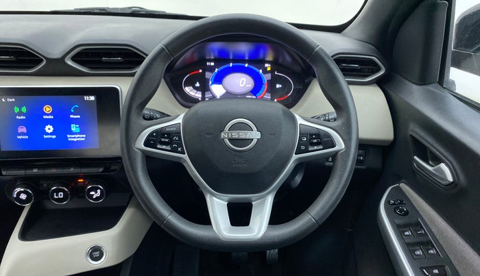 2022 Nissan MAGNITE XV TURBO CVT, Petrol, Automatic, 13,759 km, Steering Wheel Close Up