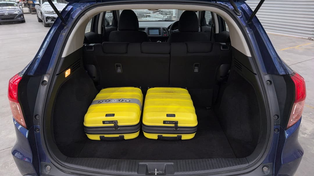 Boot Inside View with Luggage