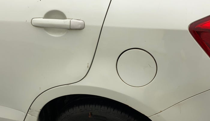 2012 Maruti Swift Dzire VXI, Petrol, Manual, 65,611 km, Left quarter panel - Fuel lid lock has slight discoloration
