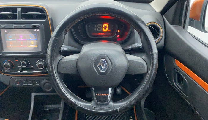 2018 Renault Kwid CLIMBER 1.0, Petrol, Manual, 42,240 km, Steering Wheel Close Up