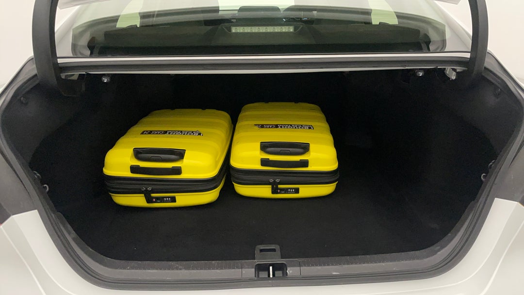 Boot Inside View with Luggage