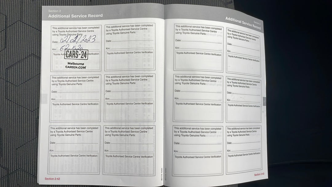 2014 Toyota Aurion At-x, Automatic, 62531 km, Service History