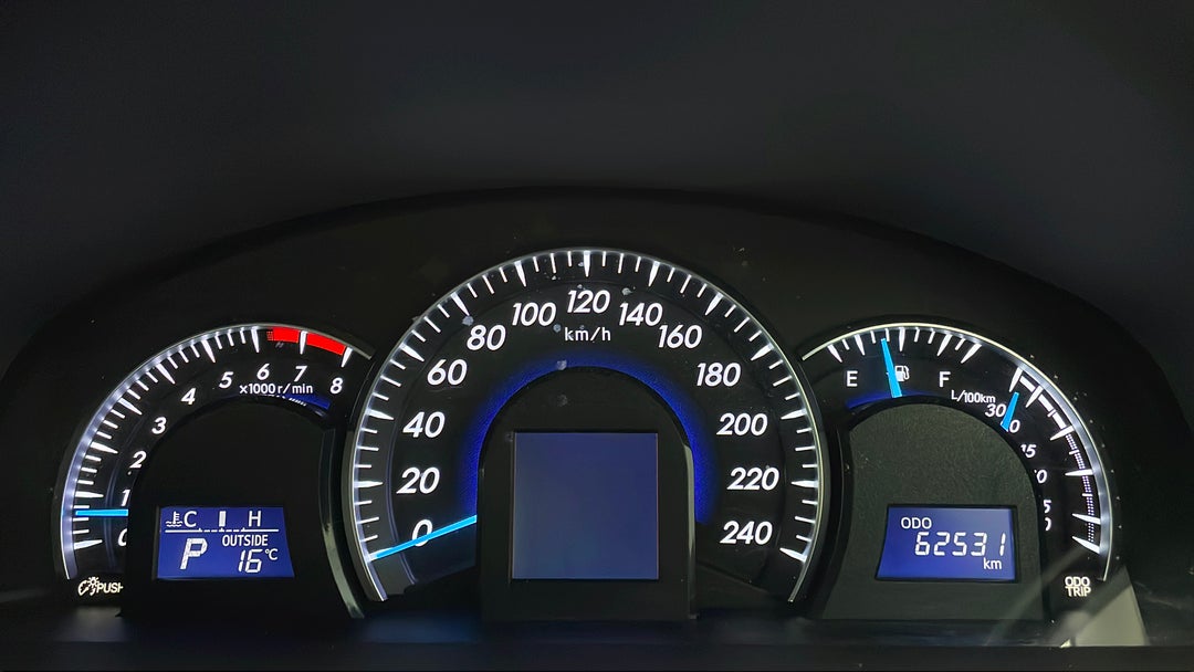 2014 Toyota Aurion At-x, Automatic, 62531 km, Odometer View