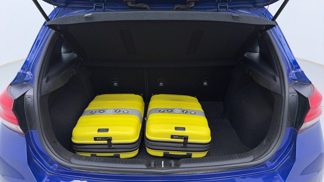 Boot Inside View with Luggage