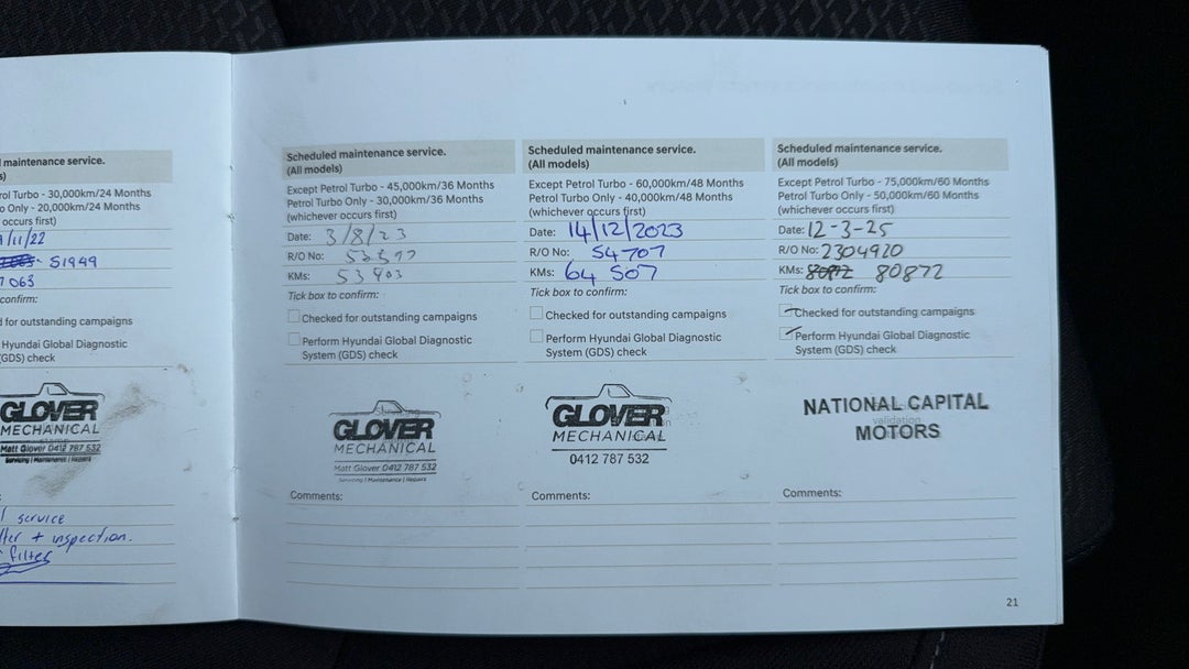 Service History
